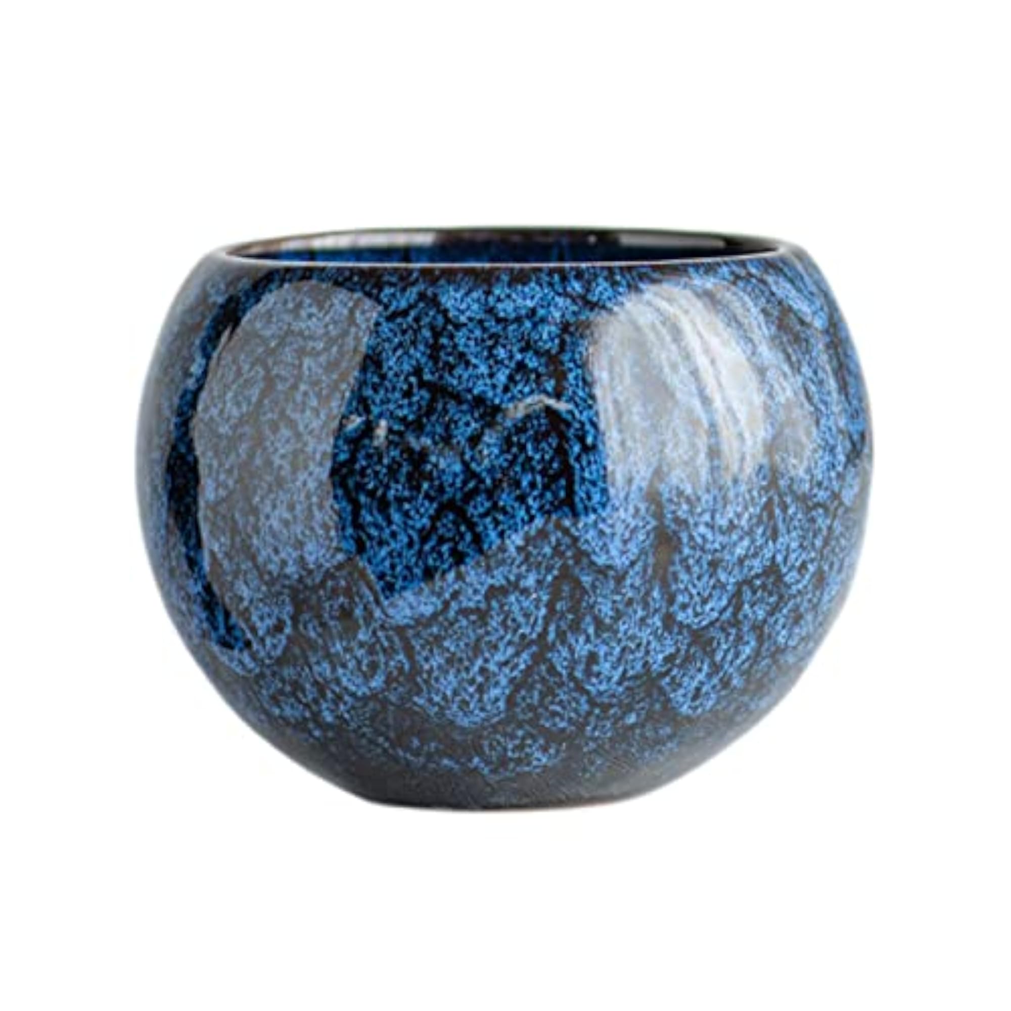 Vintage Ceramic Tea Cup Drinkware, Blue